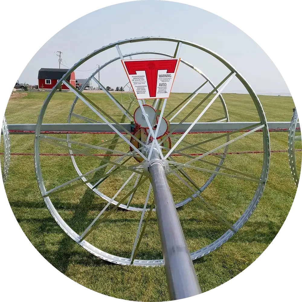 End drive motor for wheel line irrigation | Thunderbird